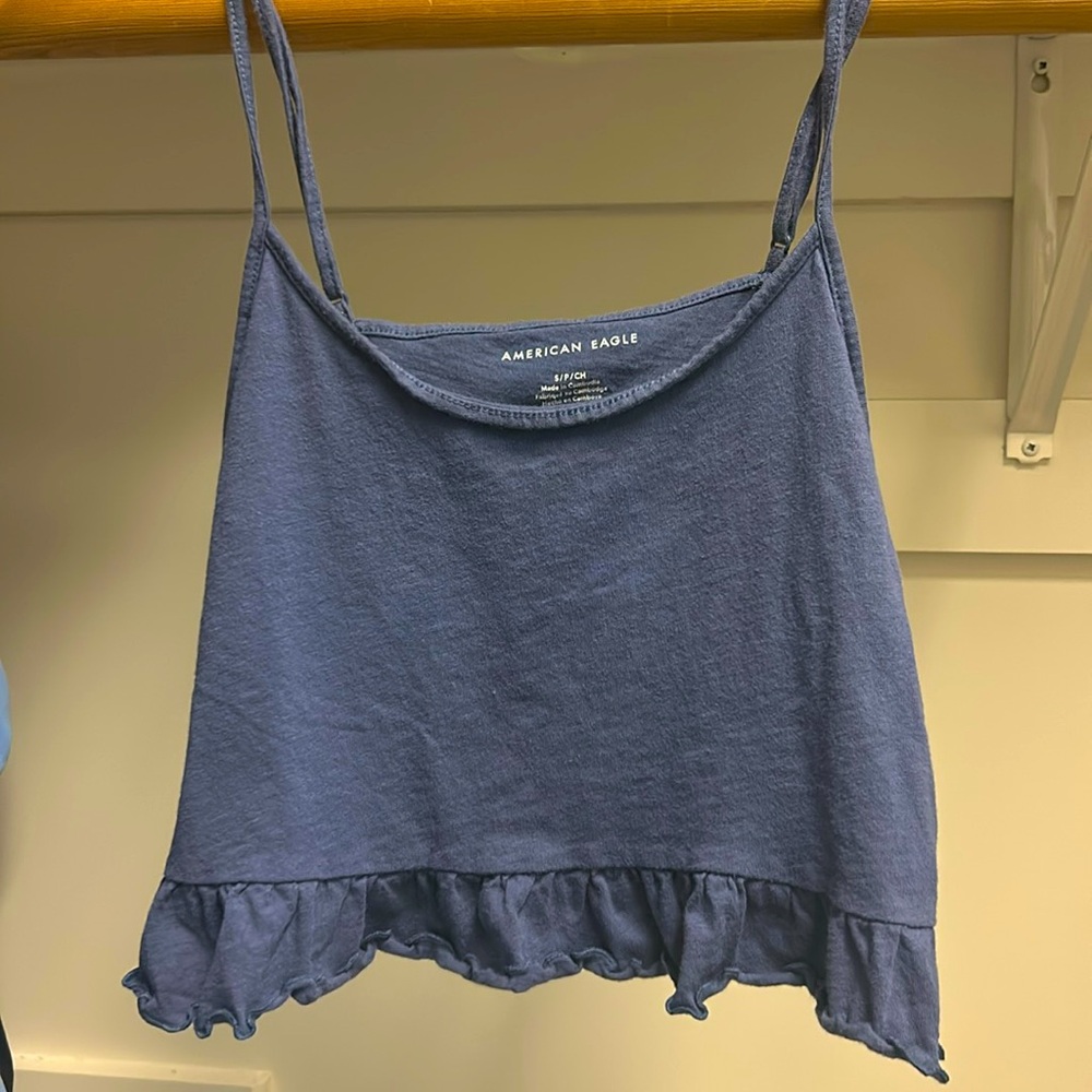 American Eagle Blue Top